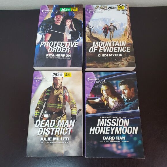 Lot of 4 Harlequin Intrigue Novels 2020-2022 - Paperback (Julie Miller, Cindi My - Picture 2 of 11